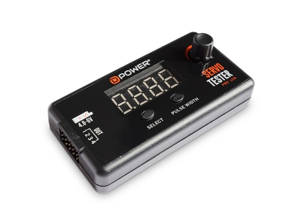DPST-D Servotester D-Power Pro LCD! 4,8-6V